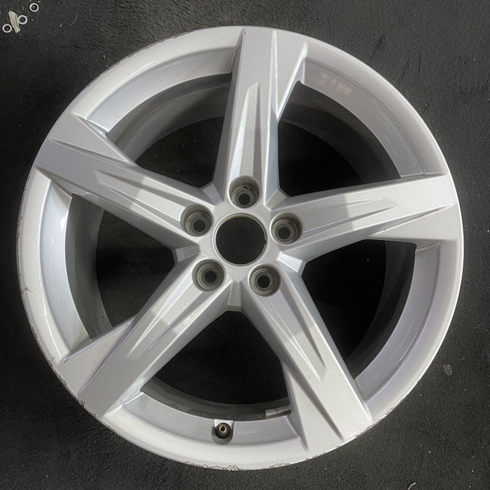 18" AUDI Q5 21 18x8 , Original OEM Wheel Rim - Angle View
