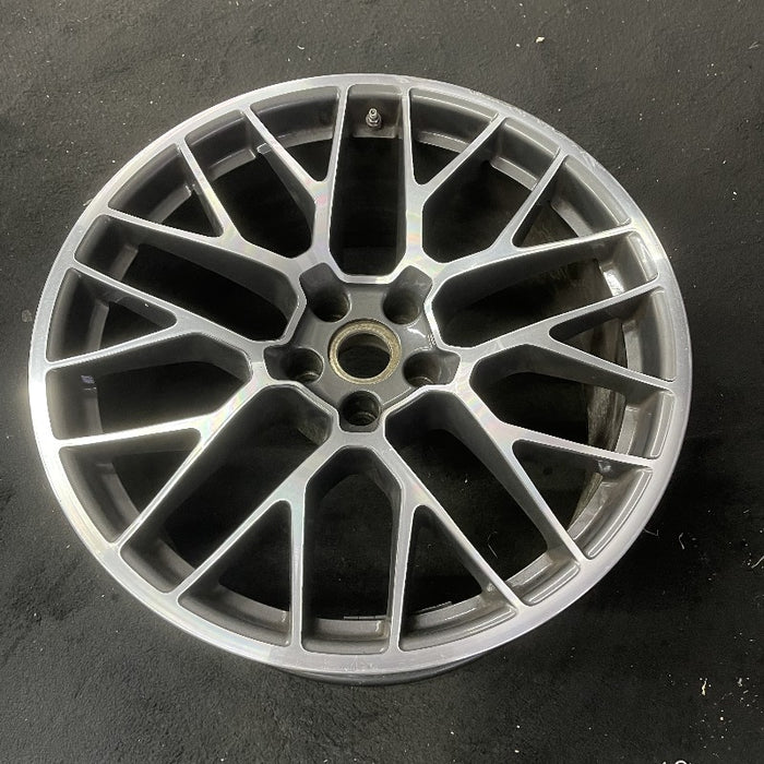 20" PORSCHE MACAN 15-16 20x10 20 spoke titanium finish Original OEM Wheel Rim - View 8