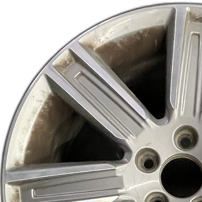 18" VOLVO XC60 16 18x7.5 alloy 7 spoke machined finish gray accent Original OEM - Angle View