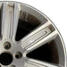 18" VOLVO XC60 16 18x7.5 alloy 7 spoke machined finish gray accent Original OEM - Side Profile