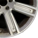 18" VOLVO XC60 16 18x7.5 alloy 7 spoke machined finish gray accent Original OEM - Close-Up Detail