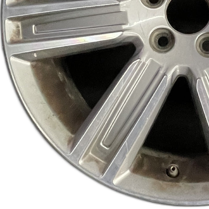 18" VOLVO XC60 16 18x7.5 alloy 7 spoke machined finish gray accent Original OEM - Back View