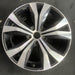 20" TOUAREG 17 20x9 , 5 spoke, double, angled spokes, machined black Original - Angle View