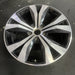20" TOUAREG 17 20x9 , 5 spoke, double, angled spokes, machined black Original - Side Profile