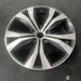20" TOUAREG 17 20x9 , 5 spoke, double, angled spokes, machined black Original - Close-Up Detail