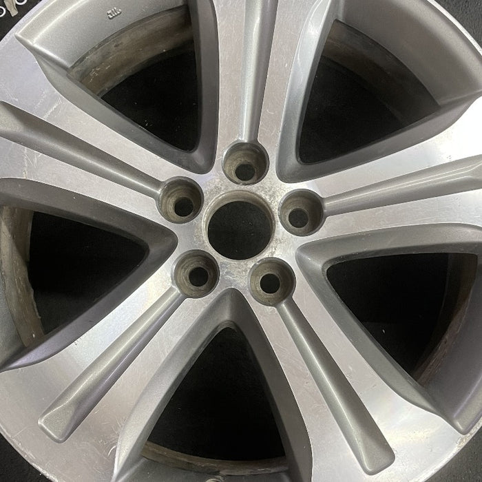 19" HIGHLANDER 08-13 19x7.5 alloy 5 spoke silver inlay Original OEM Wheel Rim