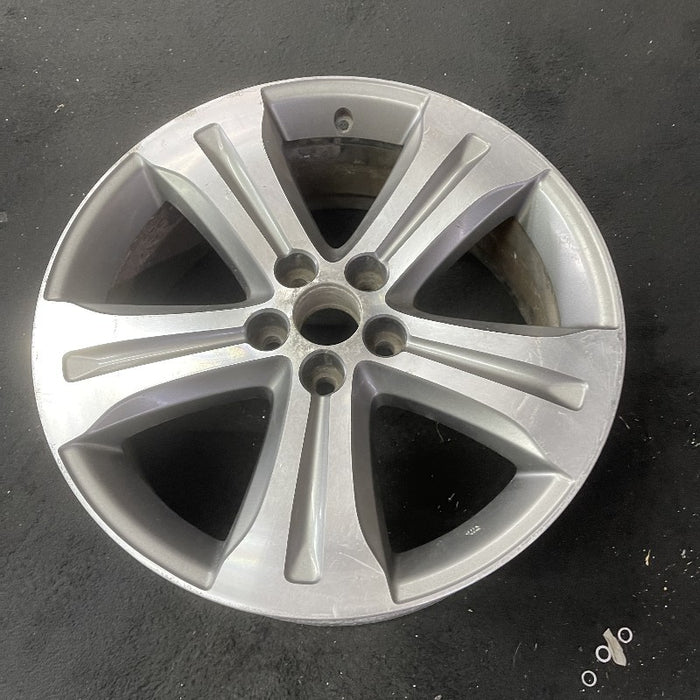 19" HIGHLANDER 08-13 19x7.5 alloy 5 spoke silver inlay Original OEM Wheel Rim