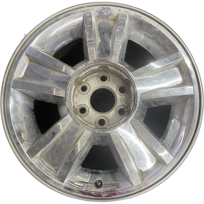 20" AVALANCHE 1500 09-10 20x8.5, 5 spoke, covered lug nuts, grooved spoke - Front View