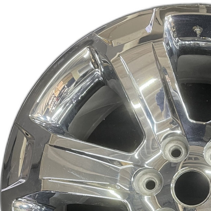 20" DODGE 1500 PICKUP 25 20x9 6 spoke flat spoke opt WRH Original OEM Wheel Rim - Angle View