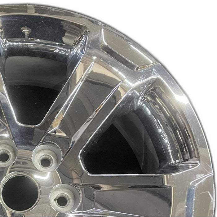 20" DODGE 1500 PICKUP 25 20x9 6 spoke flat spoke opt WRH Original OEM Wheel Rim - Side Profile