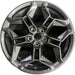 20" CHARGER 24-26 20x9, black Original OEM Wheel Rim - Front View
