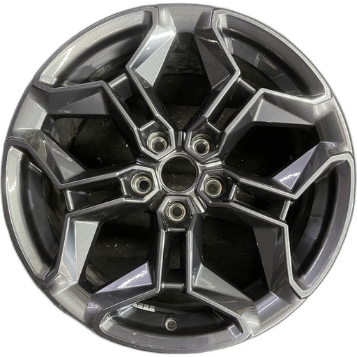 20" CHARGER 24-26 20x9, black Original OEM Wheel Rim - Front View