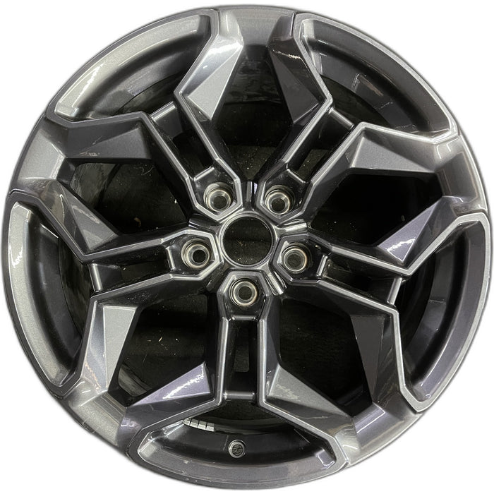 20" CHARGER 24-26 20x9, black Original OEM Wheel Rim - Front View