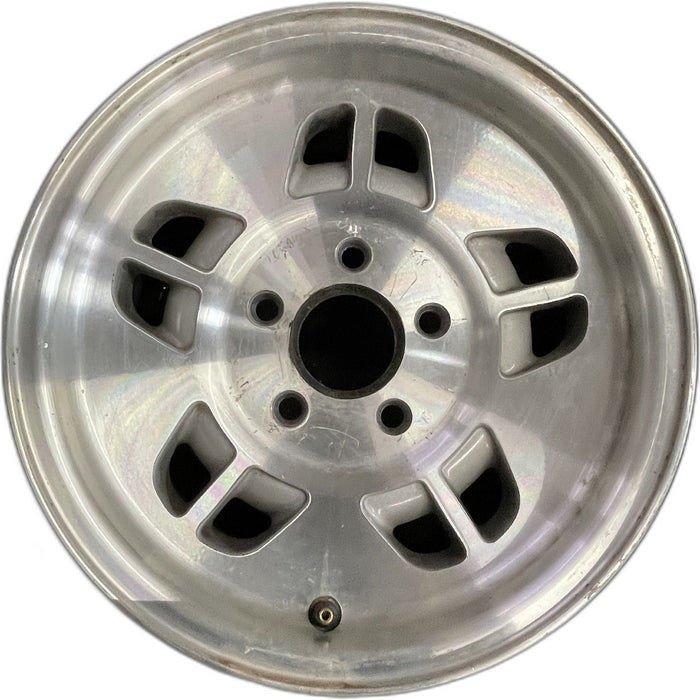 14" RANGER 98 14x6, aluminum, 10 hole Original OEM Wheel Rim - Front View