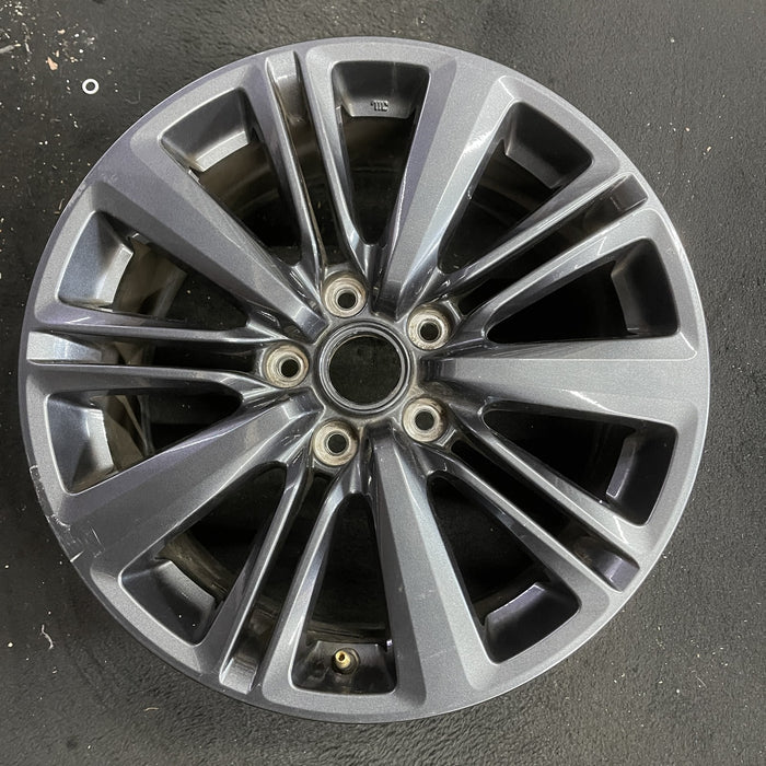 17" WRX 15-21 17x8 , gray Original OEM Wheel Rim - Angle View