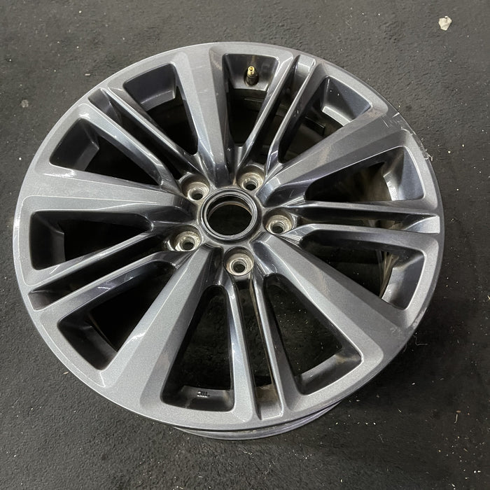 17" WRX 15-21 17x8 , gray Original OEM Wheel Rim - Close-Up Detail