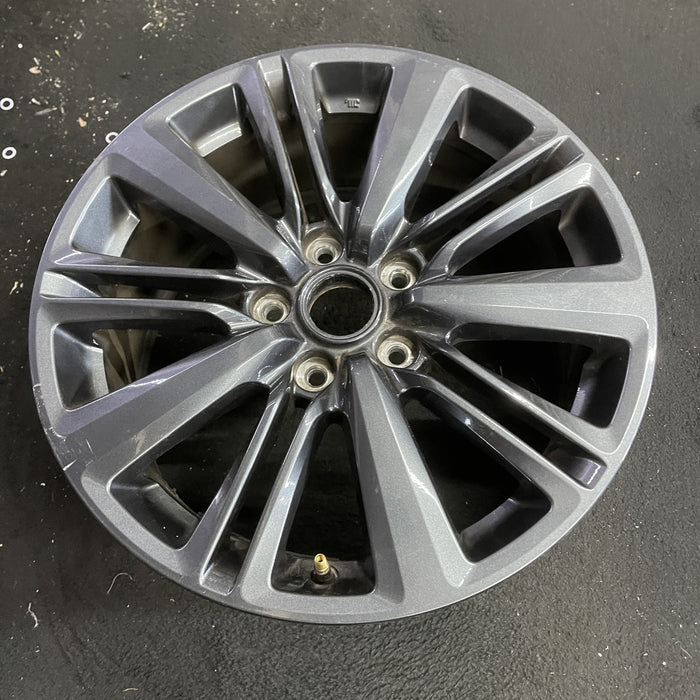 17" WRX 15-21 17x8 , gray Original OEM Wheel Rim - Side Profile