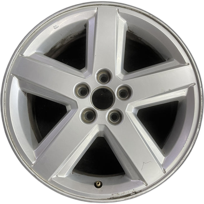18" COMPASS 11-12 18x7, , single spoke , silver Original OEM Wheel Rim - Front View