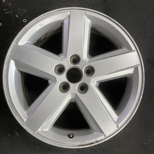 18" COMPASS 11-12 18x7, , single spoke , silver Original OEM Wheel Rim - Angle View