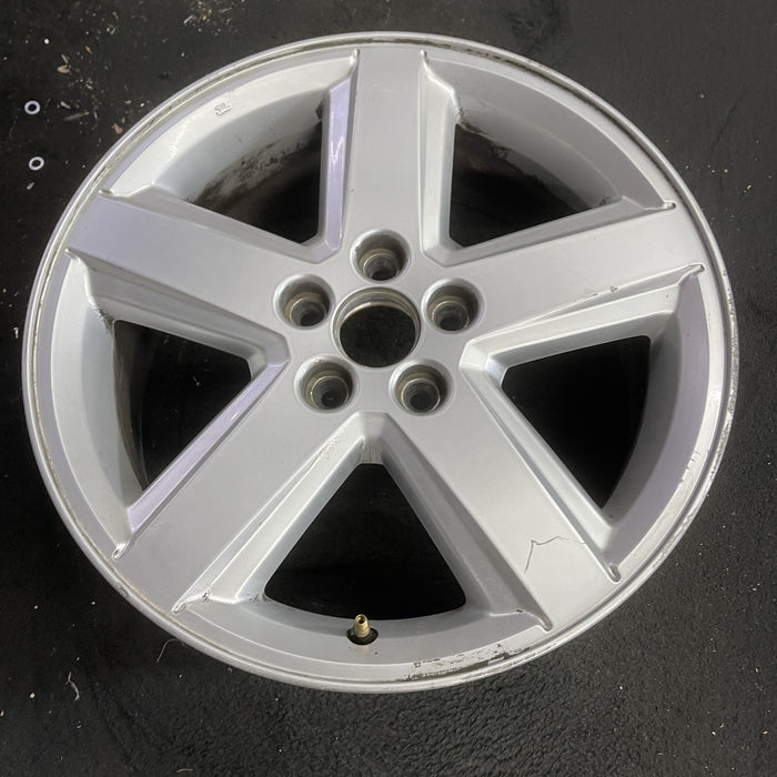 18" COMPASS 11-12 18x7, , single spoke , silver Original OEM Wheel Rim - Side Profile