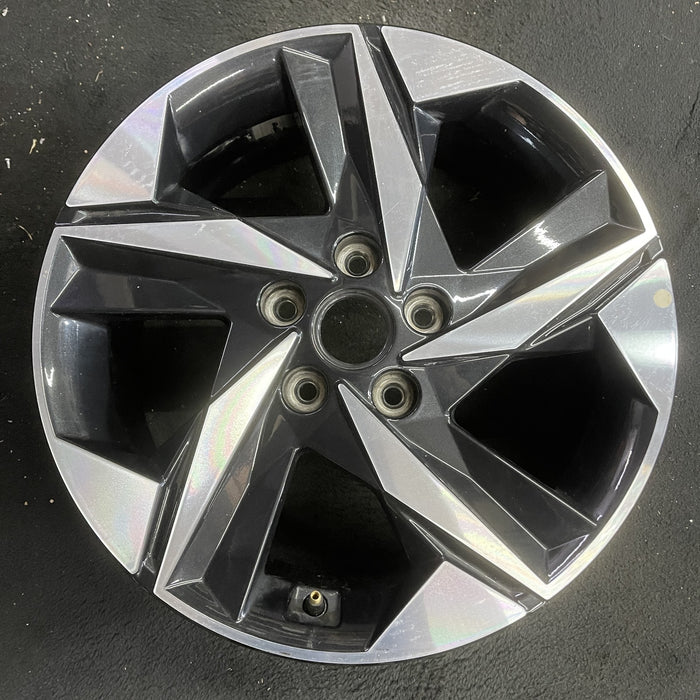 17" ELANTRA 21-23 17x7 Original OEM Wheel Rim - Angle View