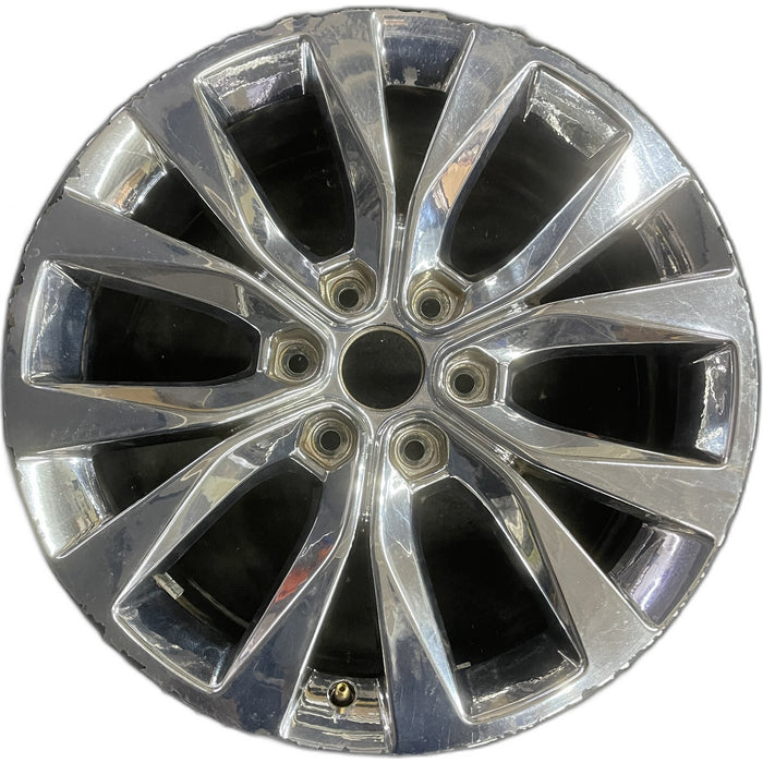 20" FORD F150 PICKUP 15-17 20x8.5, 6 spoke, chrome Original OEM Wheel Rim - Front View