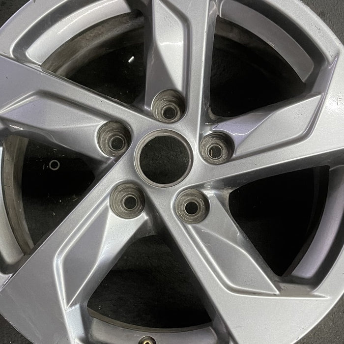 16" K5 21 16x6.5 alloy 5 spoke Original OEM Wheel Rim - Angle View