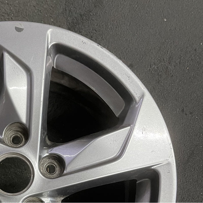 16" K5 21 16x6.5 alloy 5 spoke Original OEM Wheel Rim - Close-Up Detail