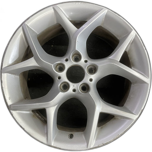 18" BMW X1 12-15 18x8 , 5 spoke, open Y spoke Original OEM Wheel Rim - Front View