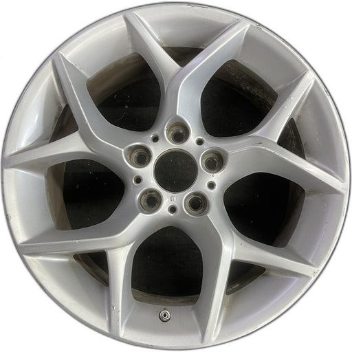 18" BMW X1 12-15 18x8 , 5 spoke, open Y spoke Original OEM Wheel Rim - Front View