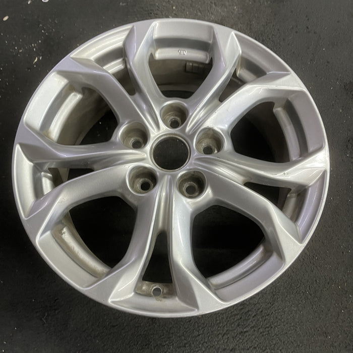 16" MAZDA CX-3 19-21 aluminum, 16x6.5 Original OEM Wheel Rim - Side Profile