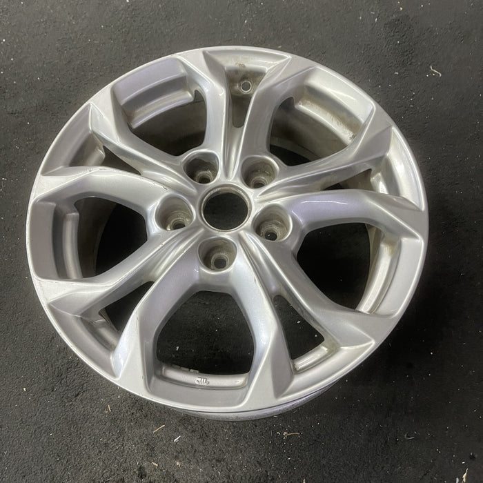 16" MAZDA CX-3 19-21 aluminum, 16x6.5 Original OEM Wheel Rim - Close-Up Detail