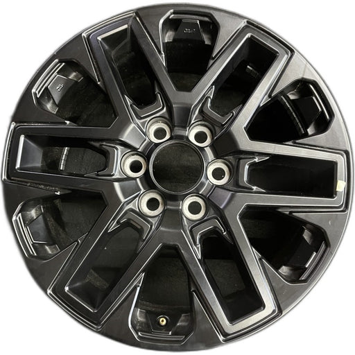 20" SEQUOIA 23-24 20x8 open spoke 6 spoke matte black Original OEM Wheel Rim - Front View