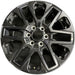 20" SEQUOIA 23-24 20x8 open spoke 6 spoke matte black Original OEM Wheel Rim - Front View
