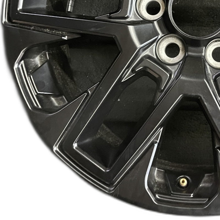 20" SEQUOIA 23-24 20x8 open spoke 6 spoke matte black Original OEM Wheel Rim - Back View