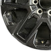 20" SEQUOIA 23-24 20x8 open spoke 6 spoke matte black Original OEM Wheel Rim - Back View