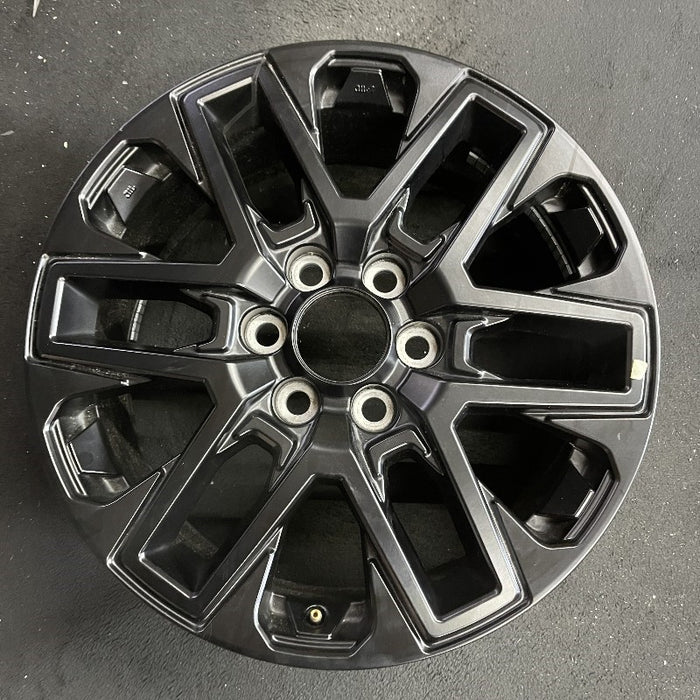 20" SEQUOIA 23-24 20x8 open spoke 6 spoke matte black Original OEM Wheel Rim - Additional View