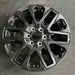20" SEQUOIA 23-24 20x8 open spoke 6 spoke matte black Original OEM Wheel Rim - Front View