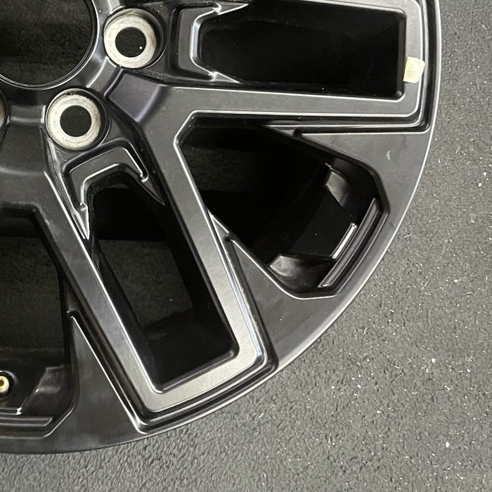 20" SEQUOIA 23-24 20x8 open spoke 6 spoke matte black Original OEM Wheel Rim - Back View