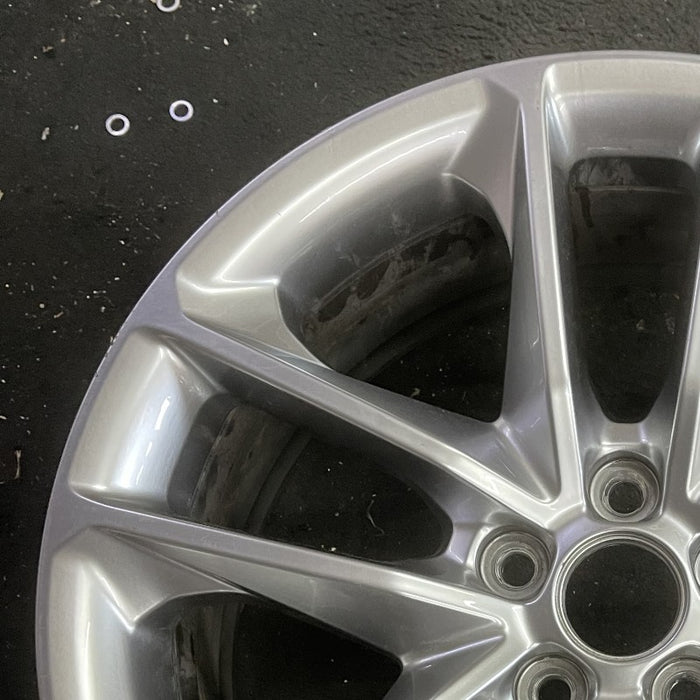 20" CHALLENGER 22 20x8 aluminum 5 spoke double spoke satin carb opt WHC Original OEM Wheel Rim