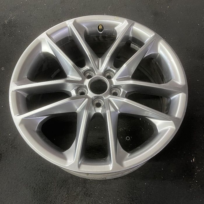 20" CHALLENGER 22 20x8 aluminum 5 spoke double spoke satin carb opt WHC Original OEM Wheel Rim