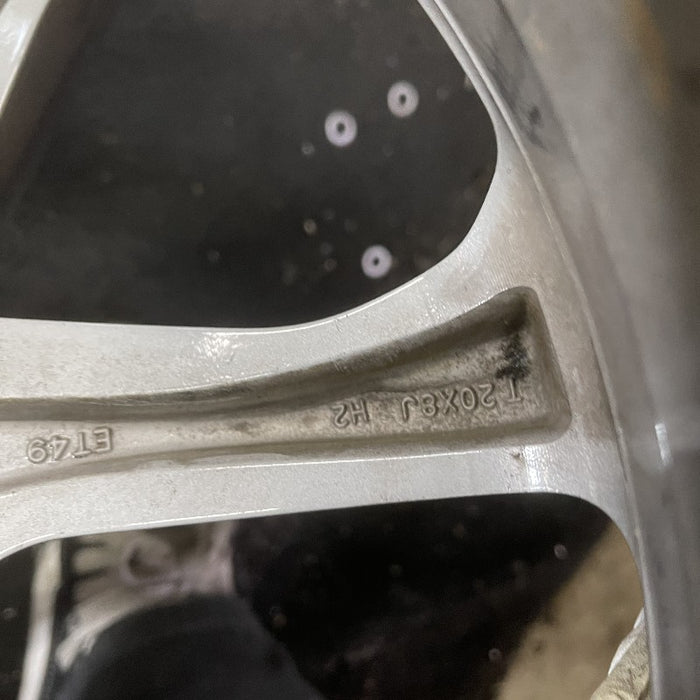 20" CHALLENGER 22 20x8 aluminum 5 spoke double spoke satin carb opt WHC Original OEM Wheel Rim