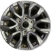 17" RANGER 19-22 17x8, , dark gray, , V spoke Original OEM Wheel Rim - Front View