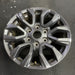 17" RANGER 19-22 17x8, , dark gray, , V spoke Original OEM Wheel Rim - Side Profile