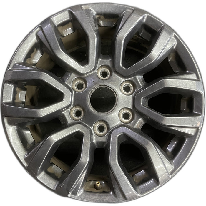 17" RANGER 19-22 17x8, , dark gray, , V spoke Original OEM Wheel Rim - Front View