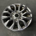 17" RANGER 19-22 17x8, , dark gray, , V spoke Original OEM Wheel Rim - Close-Up Detail