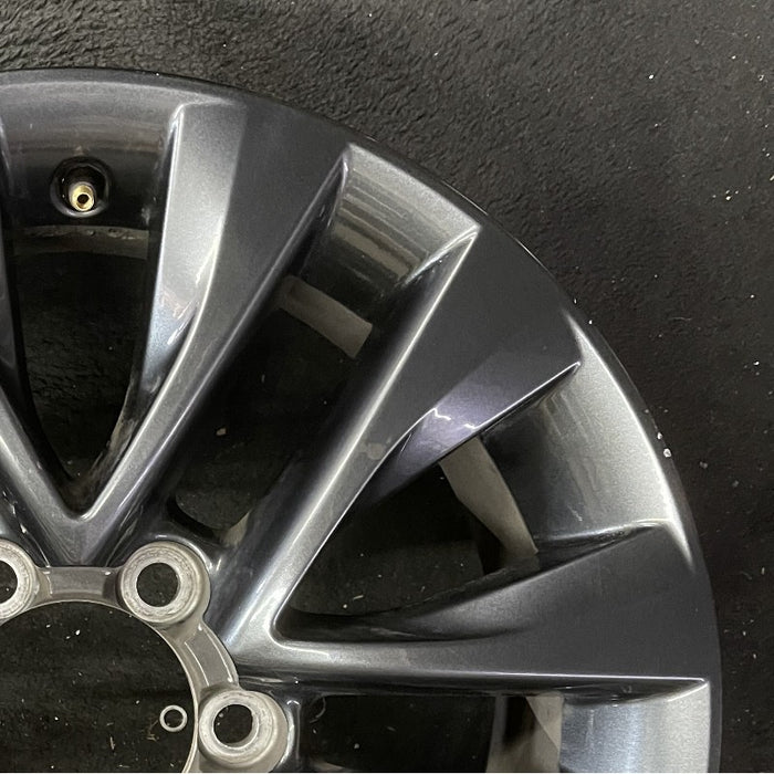 18" LEXUS GX460 17 18x7.5 alloy 6 spoke split spoke V spoke gunmetal Original - Close-Up Detail