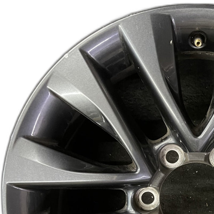 18" LEXUS GX460 17 18x7.5 alloy 6 spoke split spoke V spoke gunmetal Original - Angle View