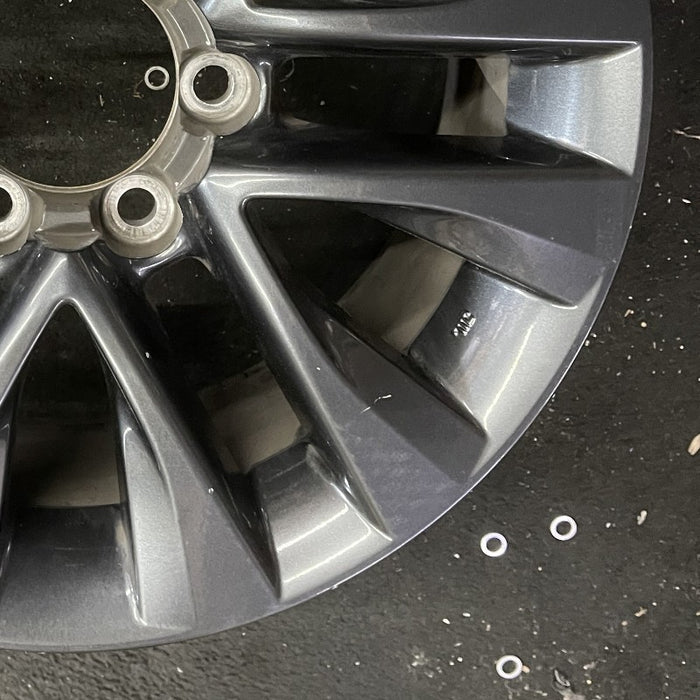 18" LEXUS GX460 17 18x7.5 alloy 6 spoke split spoke V spoke gunmetal Original OEM Wheel Rim