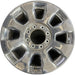 20" FORD F250SD PICKUP 17 20x8 , 8 spoke, chrome, 8" center cap, Original OEM - Front View